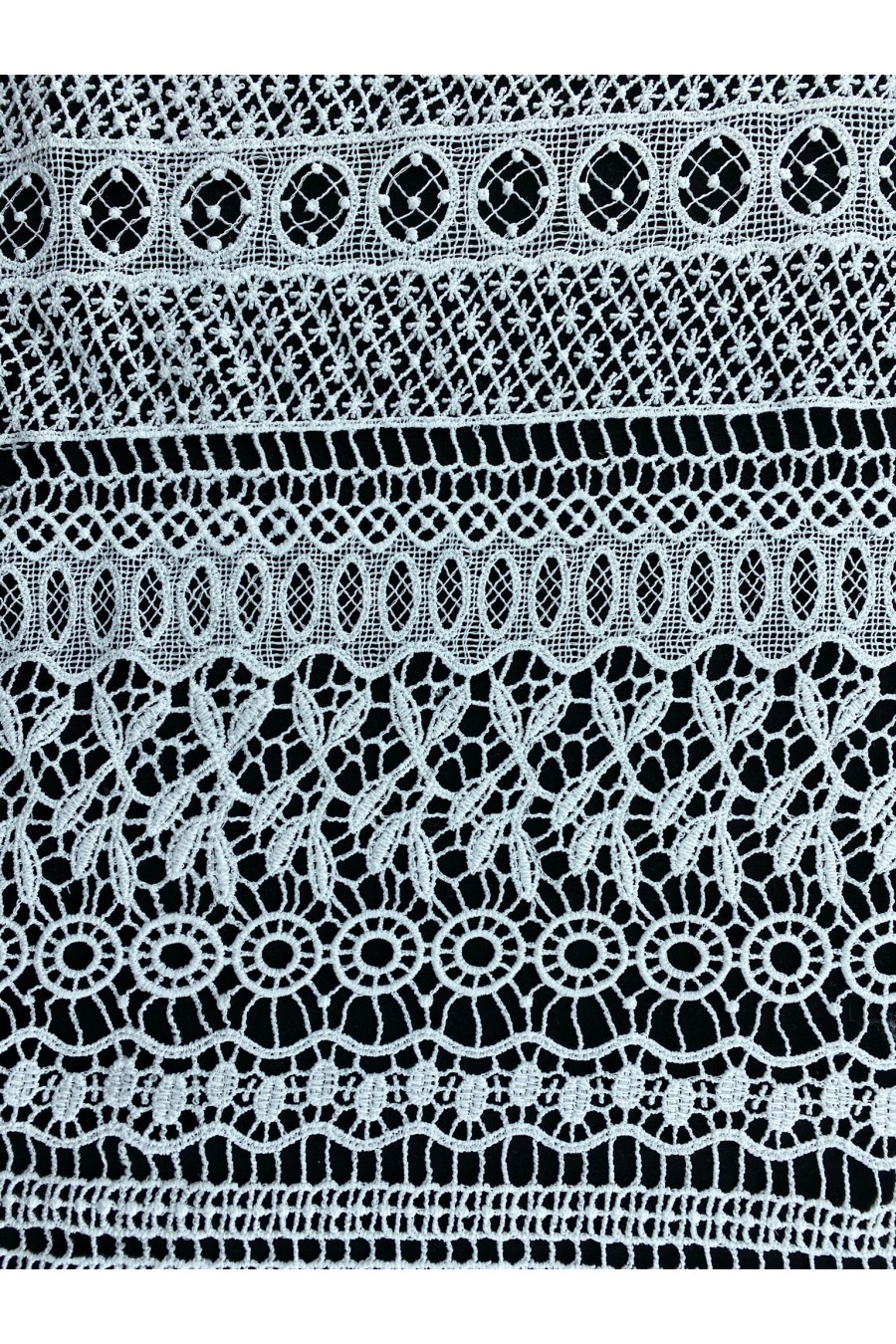 Ham Mat Polyester Brode Kumaş, 130 cm