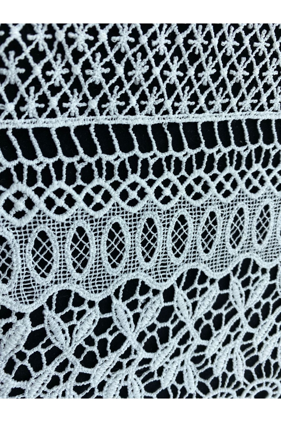 Ham Mat Polyester Brode Kumaş, 130 cm