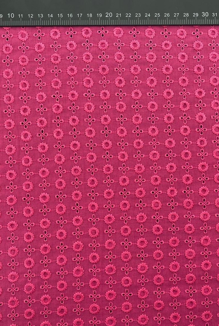 Fuşya Bohrer Desenli Brode