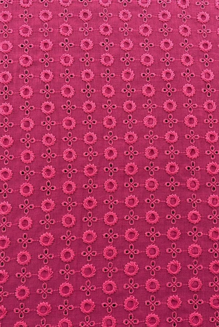 Fuşya Bohrer Desenli Brode