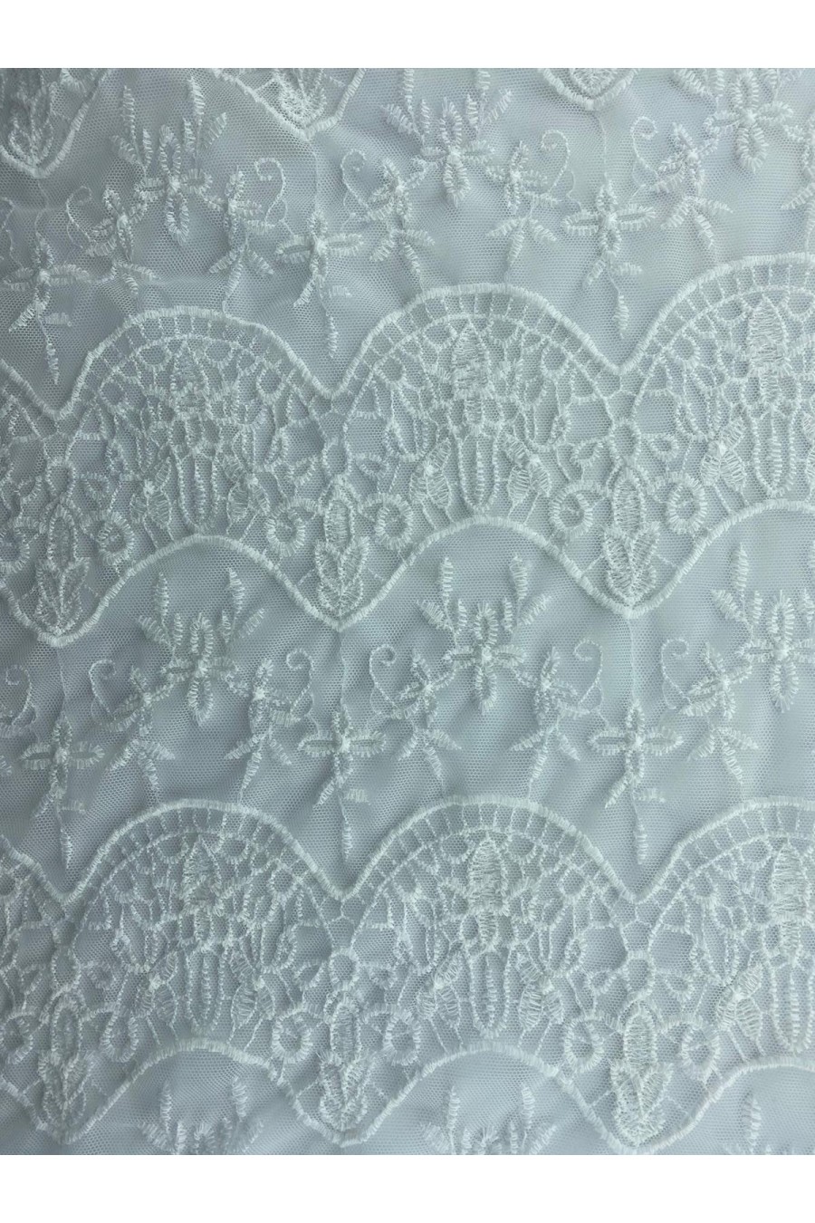 Ham Tül Üzeri Güpür Brode