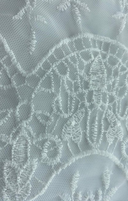 Ham Tül Üzeri Güpür Brode