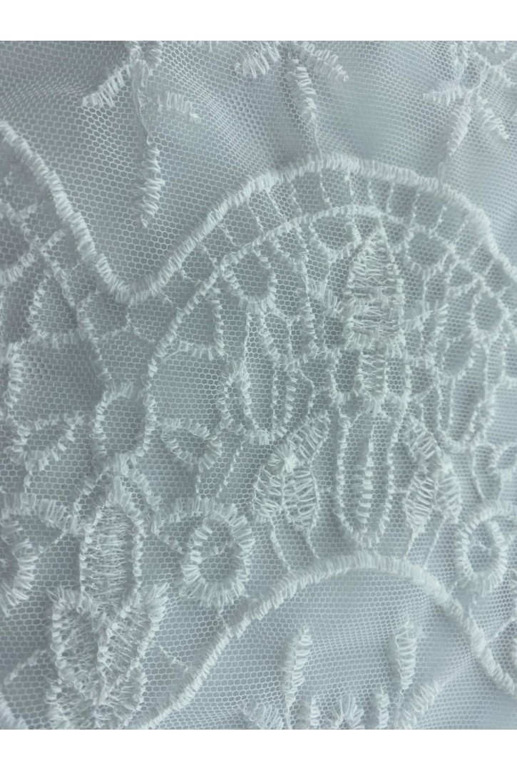 Ham Tül Üzeri Güpür Brode