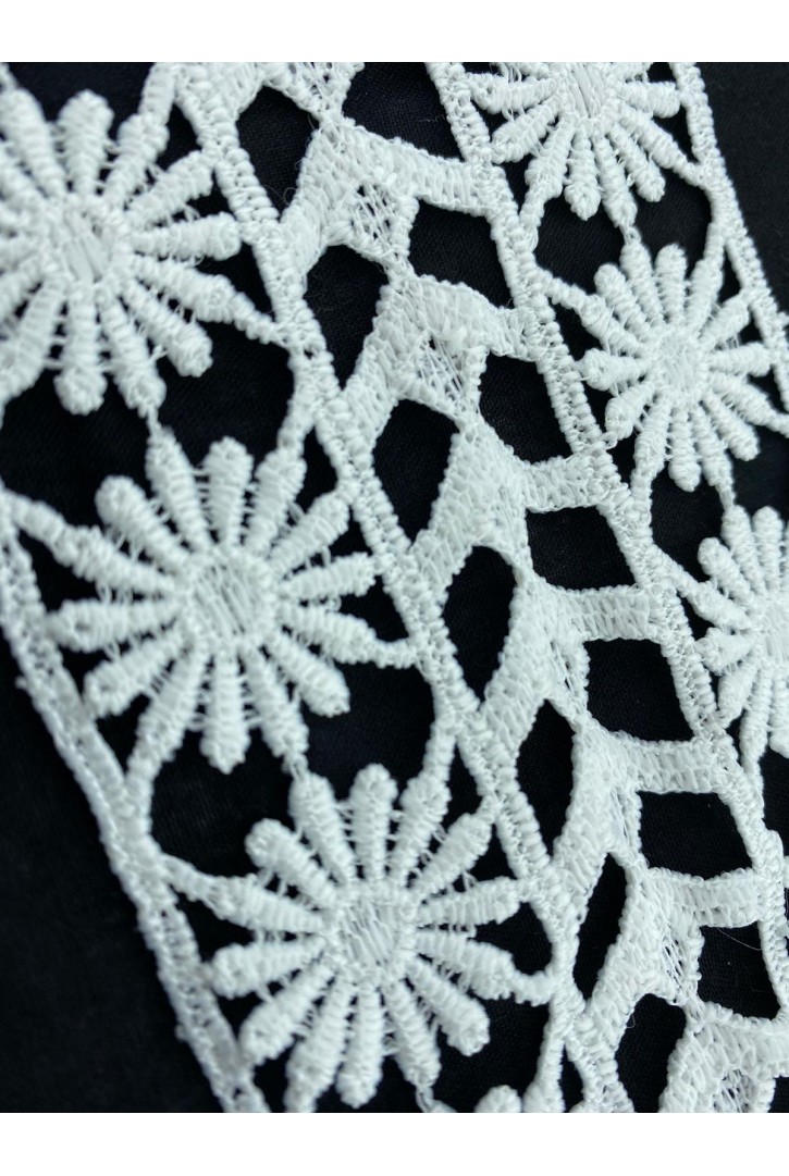 Mat Polyester Ham Yerli Güpür Brode Bant