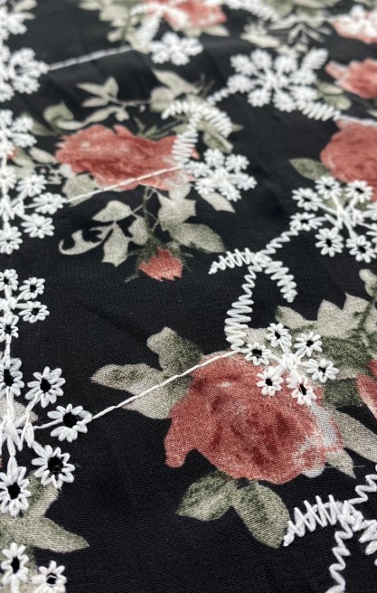 İthal Şifon Zeminli Brode