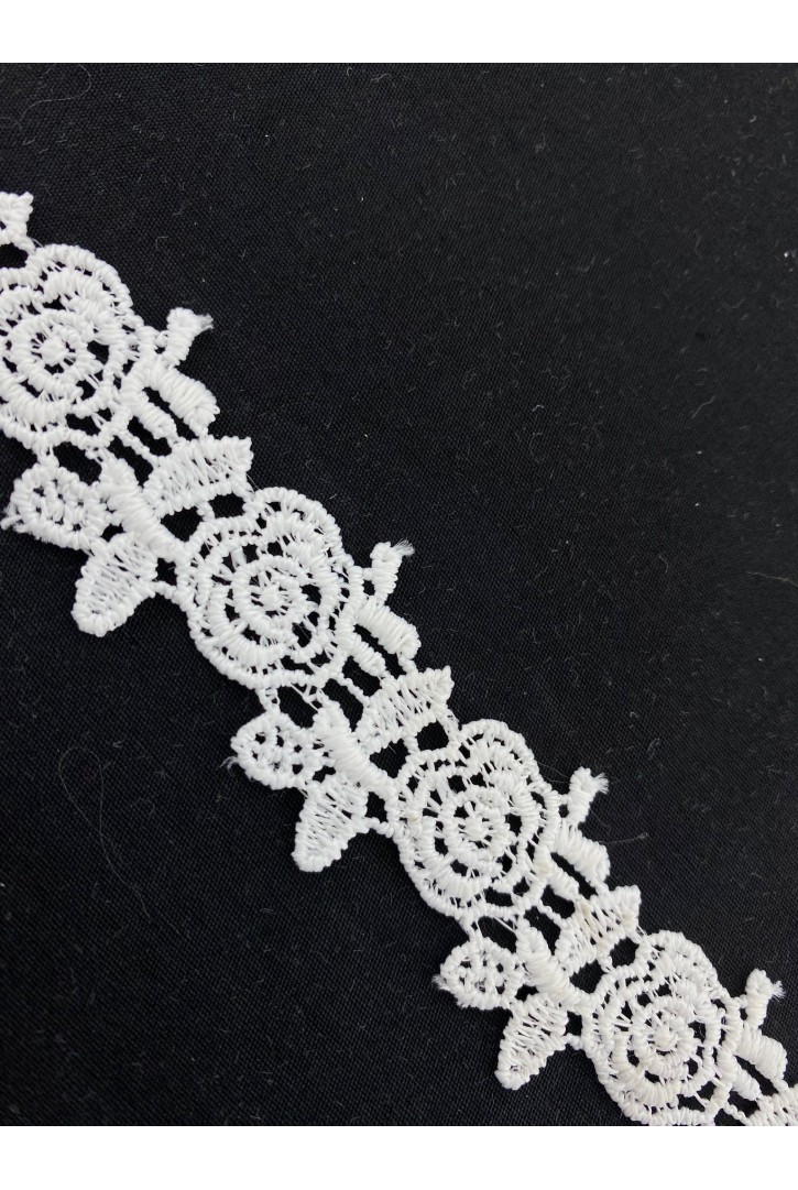 Mat Polyester Ham Güpür Brode Bant, Yerli