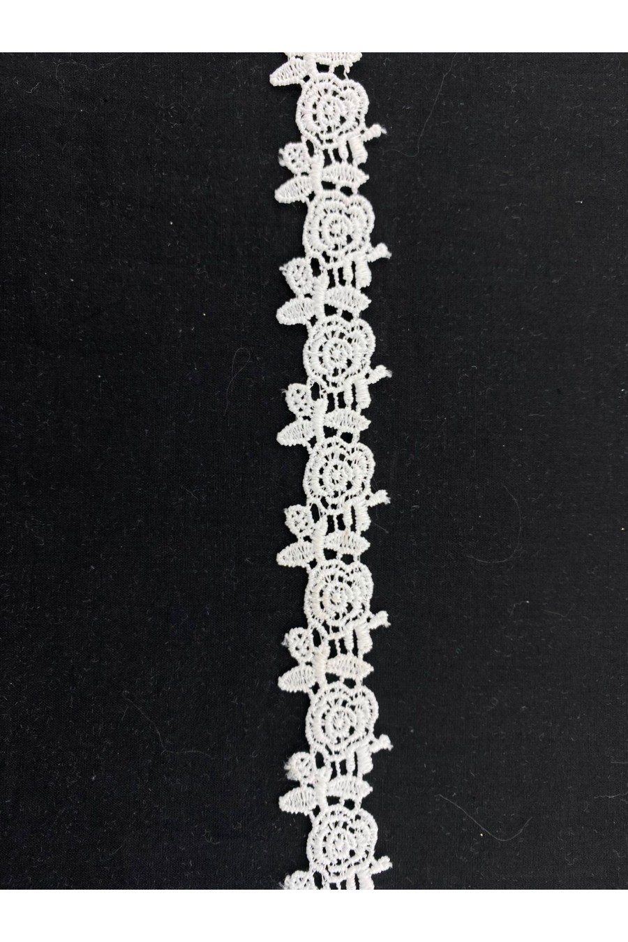 8012-METRE Mat Polyester Ham Güpür Brode Bant, Yerli