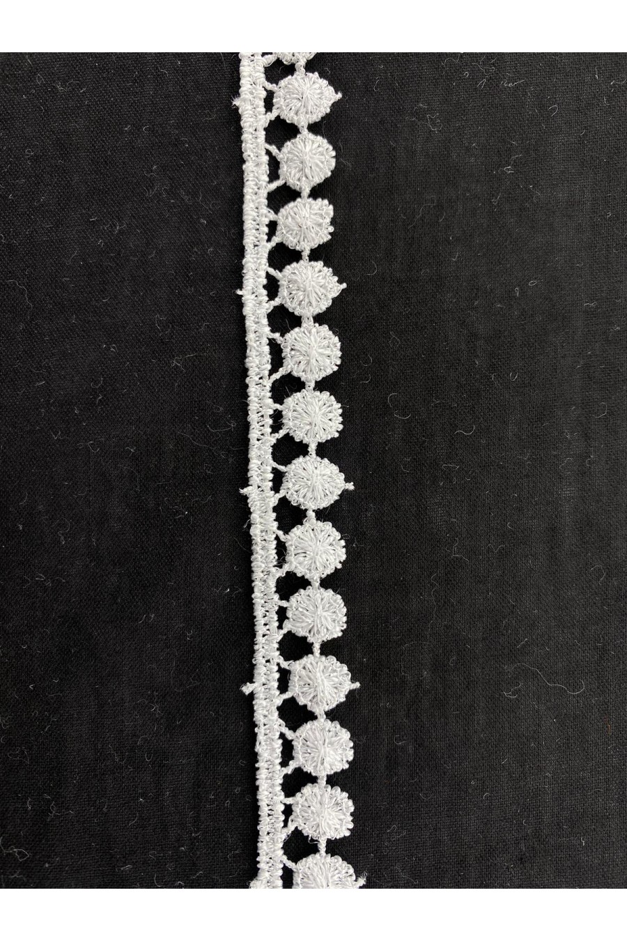 Gümüş Lurex Güpür Brode Bant