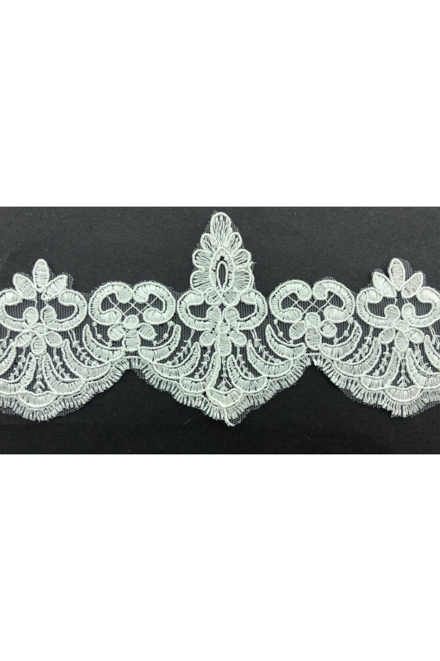 Kordena Aplik Brode, Polyester, Ham