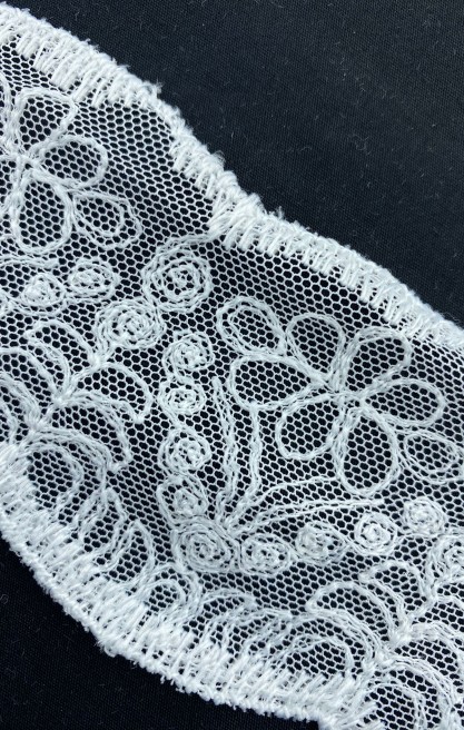 Beyaz Mat Polyester Brode Bant