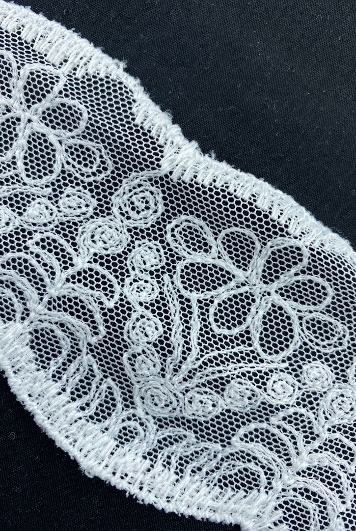 Beyaz Mat Polyester Brode Bant