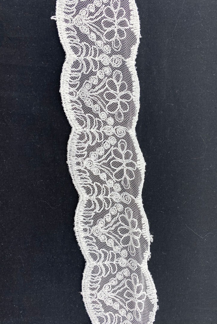 Beyaz Mat Polyester Brode Bant