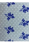 13249 BRODE/YERLİ/LEZ/VUAL/PAMUK POLYESTER/KASAR ZEMİN/MAVİ ÇİÇEKLİ/DİJİTAL BASKI/150 CM