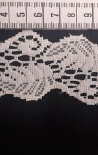 Düz Ham Güpürümsü Polyester Brode Bant