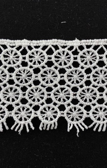 5 cm Ham Mat Polyester Güpür Brode Bant