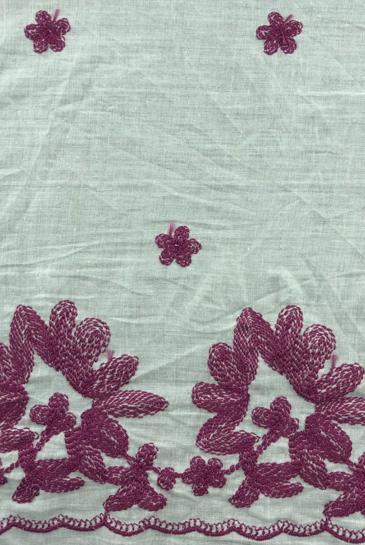 Mor İpli Kasar Zemin Yerli Vual Brode