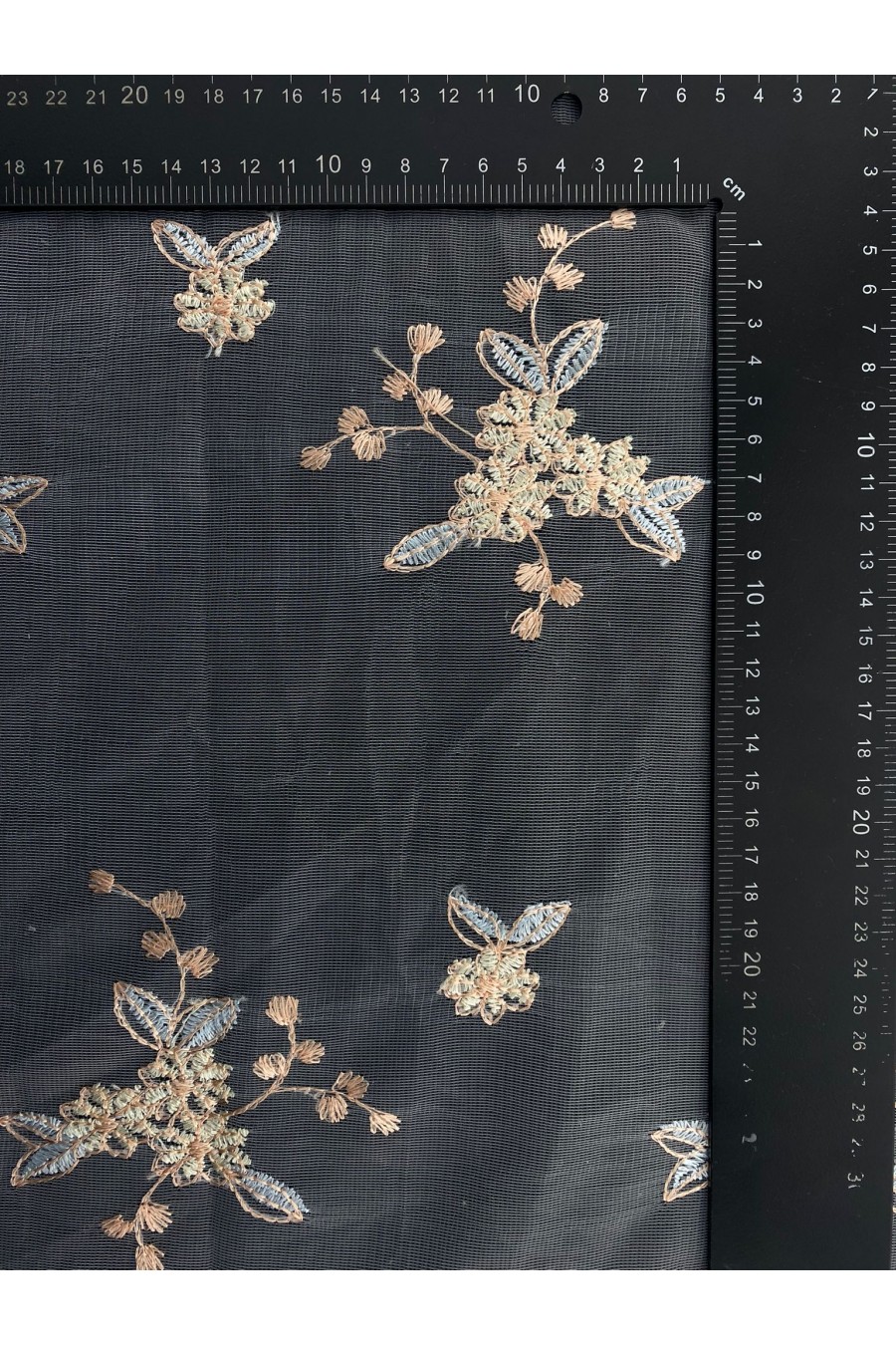 19427 TÜL ÜZERİ/İTHAL/LEZ/POLYESTER/NAKIŞLI/RENKLİ/125 CM