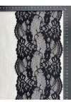14 cm Siyah Likralı İthal Dantel Bant