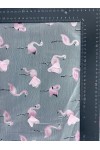 19428 TÜL ÜZERİ/İTHAL/LEZ/POLYESTER PAMUK/FLAMINGO NAKIŞLI/DEVORE/PEMBE/150 CM
