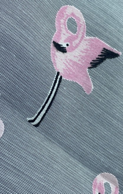 19428 TÜL ÜZERİ/İTHAL/LEZ/POLYESTER PAMUK/FLAMINGO NAKIŞLI/DEVORE/PEMBE/150 CM