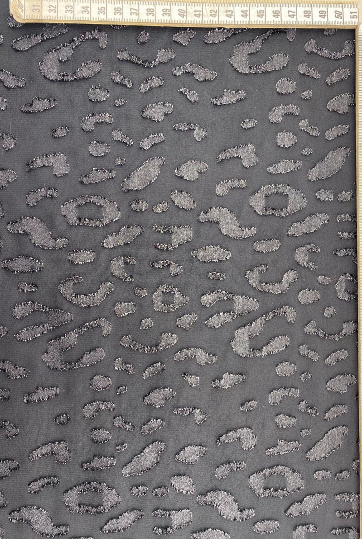 14264 ŞİFON/YERLİ/LEZ/POLYESTER/SAKALLI/SİYAH/155 CM