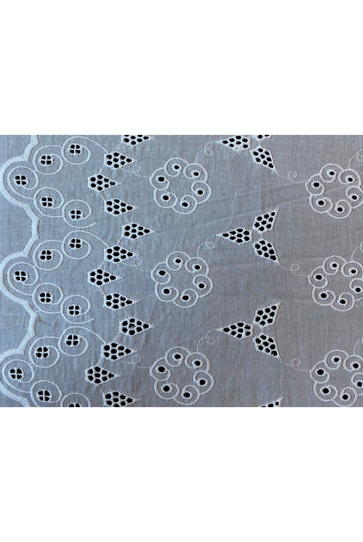 Kasar İşlemli Mat Polyester Vual Brode Kumaş