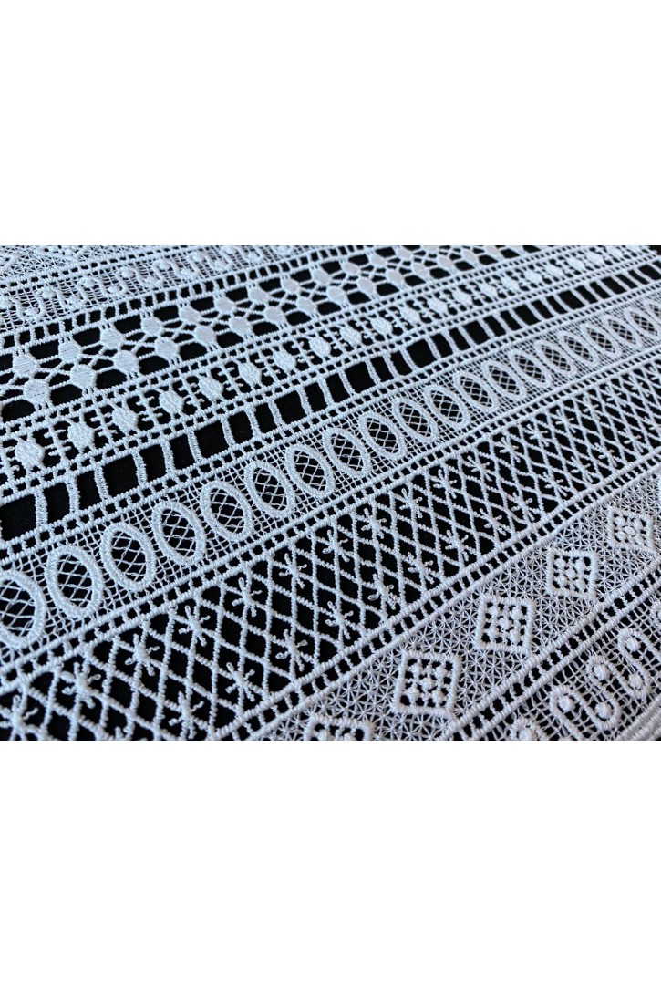 Brode Yerli Bant Güpür Polyester Ham 30 CM