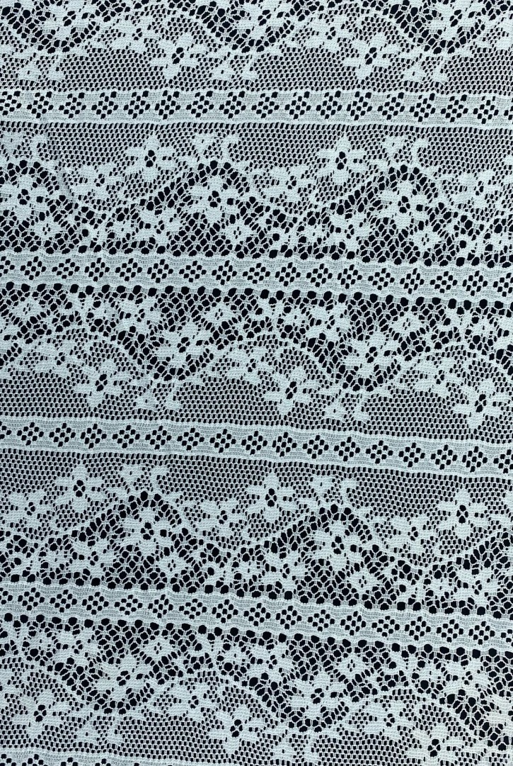 5510 Beyaz Yerli Mikro Polyester Lez Dantel Kumaş – 160 cm En