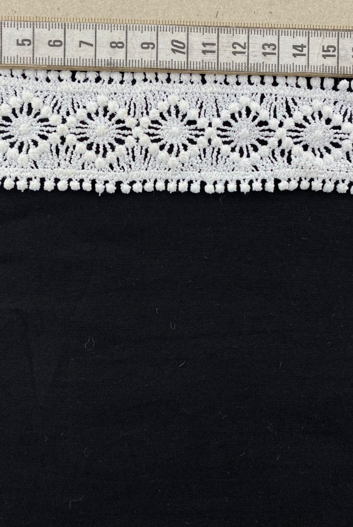 Ham Güpür Brode Bant, Polyester, 3.5 cm