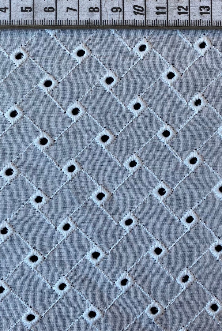 Pamuk Polyester Karışımlı Kasar Brode Kumaş