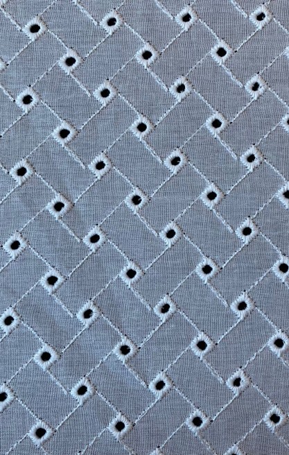 Pamuk Polyester Karışımlı Kasar Brode Kumaş