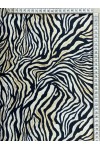 Likralı Zebra Desenli Süprem Kumaş, Yerli, 165 cm