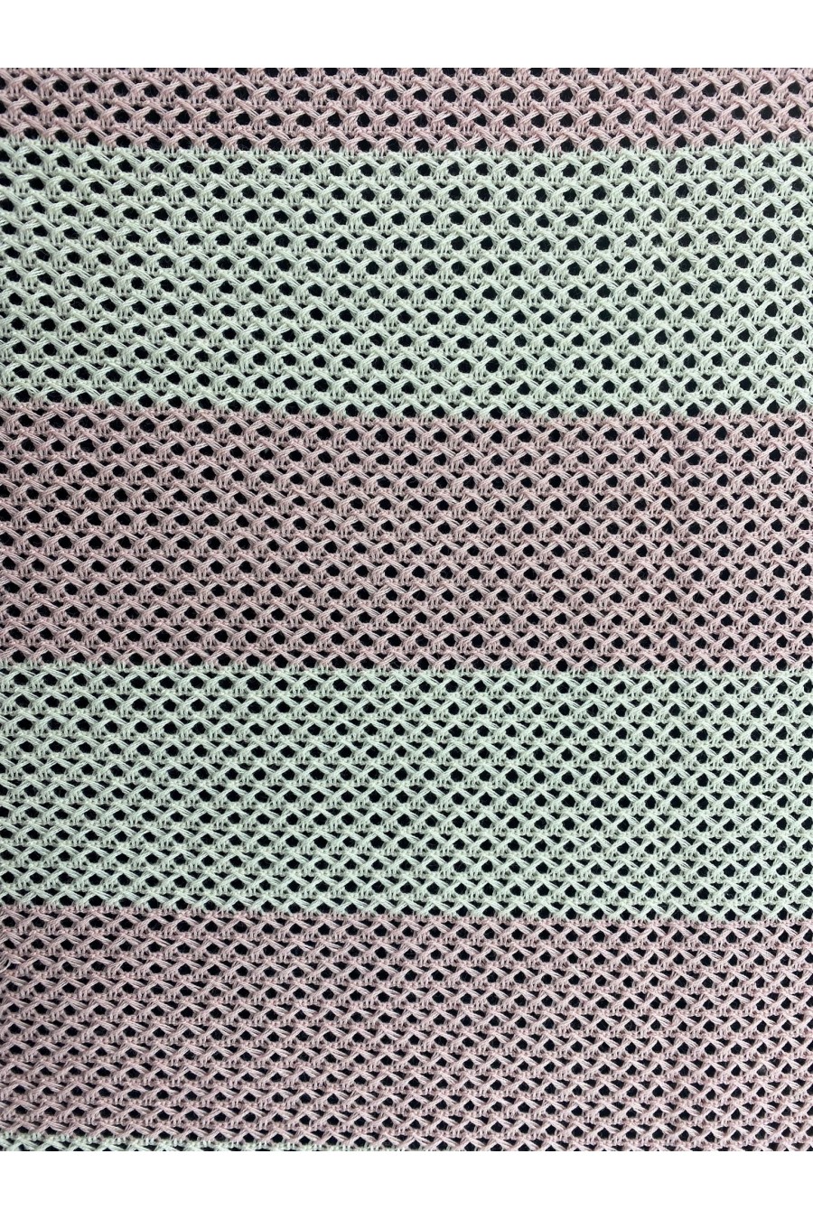 Ekru-Pembe Pamuk Dantel, Yerli, 150 cm