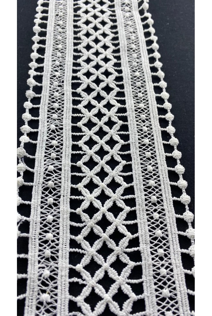 Ham Mat Polyester Güpür Brode Bant