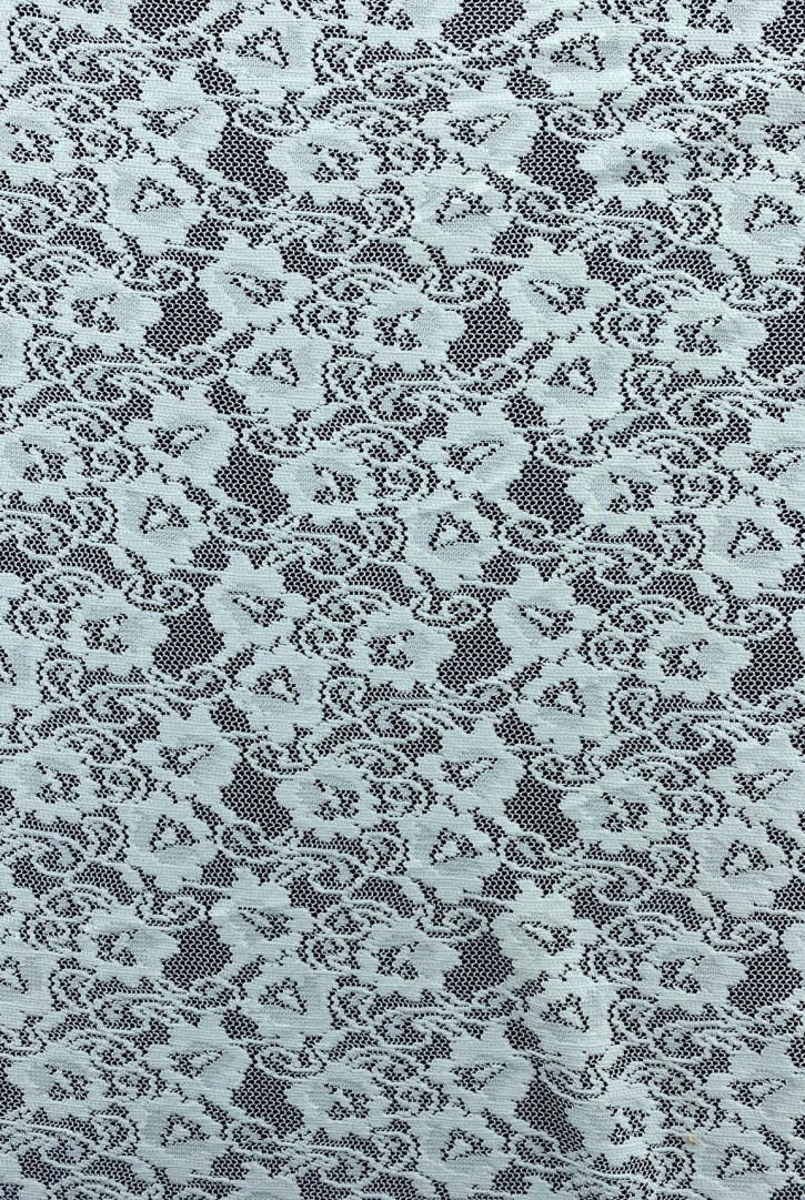 4356 Beyaz Lez Dantel Kumaş – Yerli Mikro Polyester, 170 cm Genişlikte