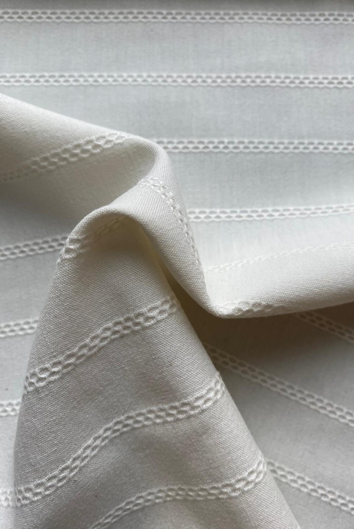 22305 KUMAŞ/YERLİ/LEZ/PAMUK/VİSKON/BEYAZ/145 CM