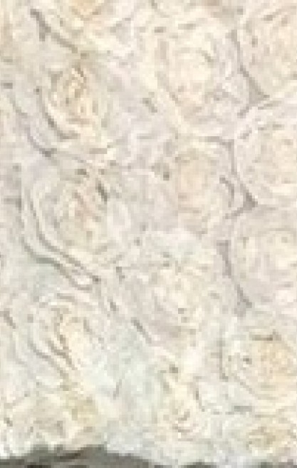 Beyaz Süzineli Polyester Kumaş, 130 cm