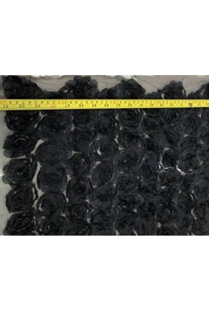 Siyah Süzineli İthal Kumaş, 130 cm