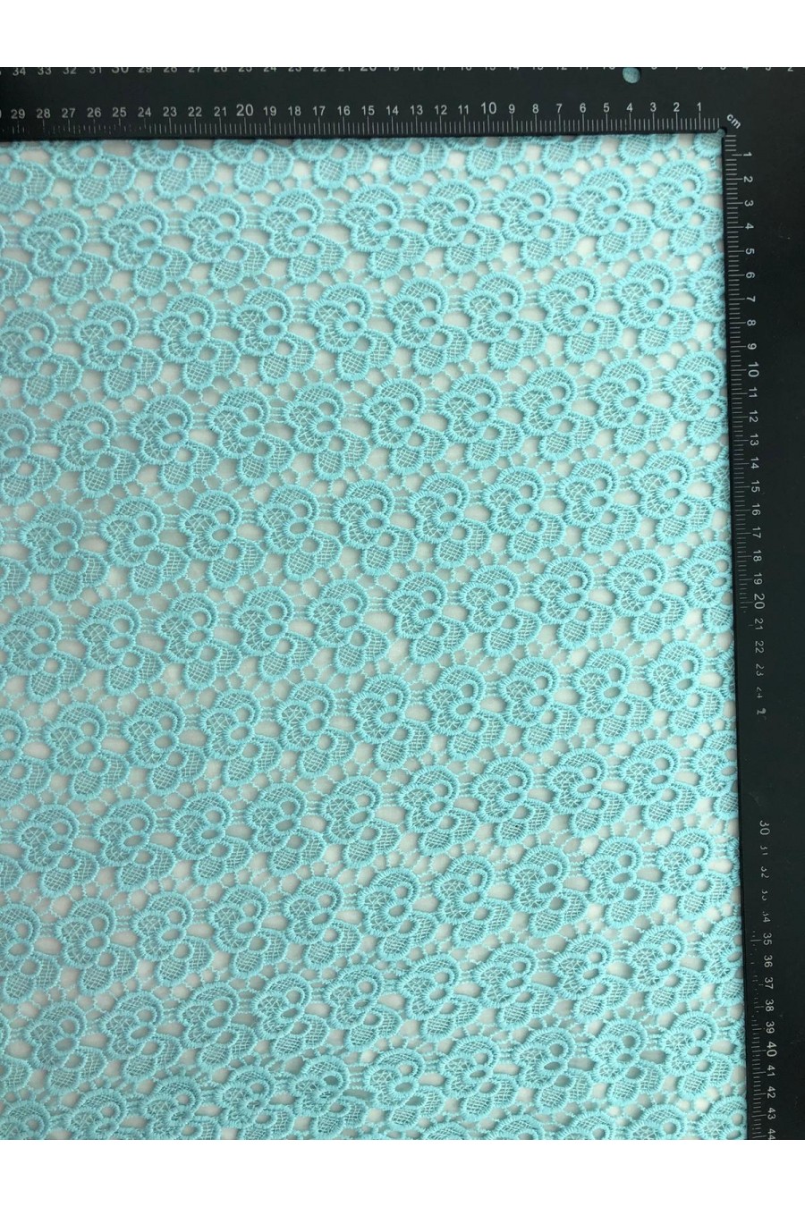 3958 BRODE/YERLİ/GÜPÜR/LEZ/MAT POLYESTER/TURKUAZ