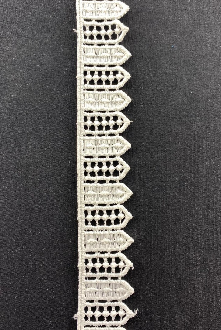 3 cm Mat Ham Güpür Brode Bant, İthal