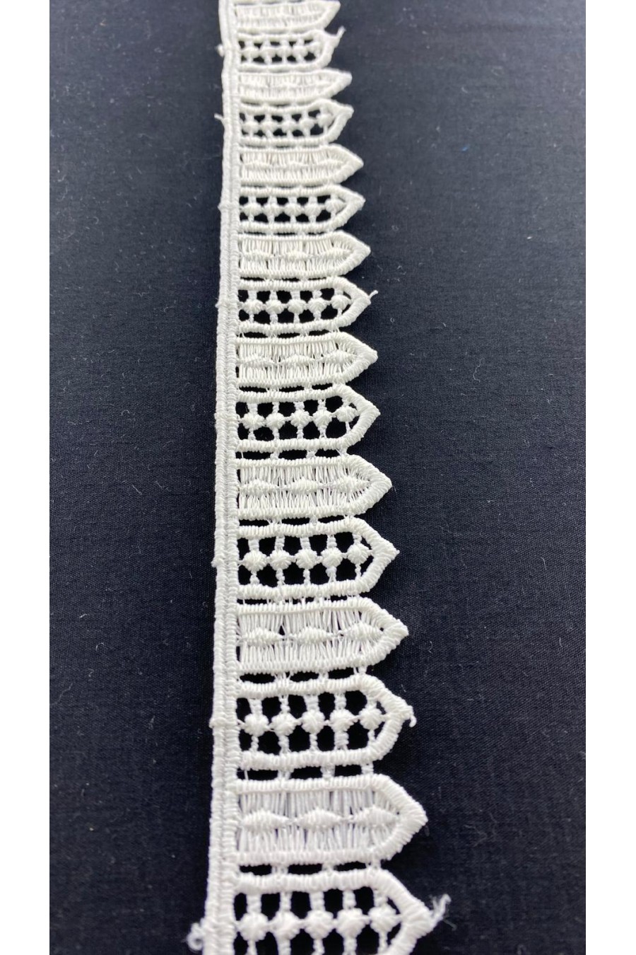 3 cm Mat Ham Güpür Brode Bant, İthal