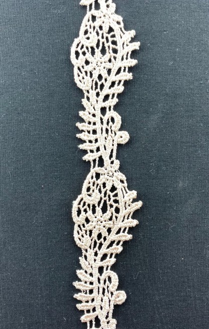 Somon Parlak Polyester Güpür Brode Bant