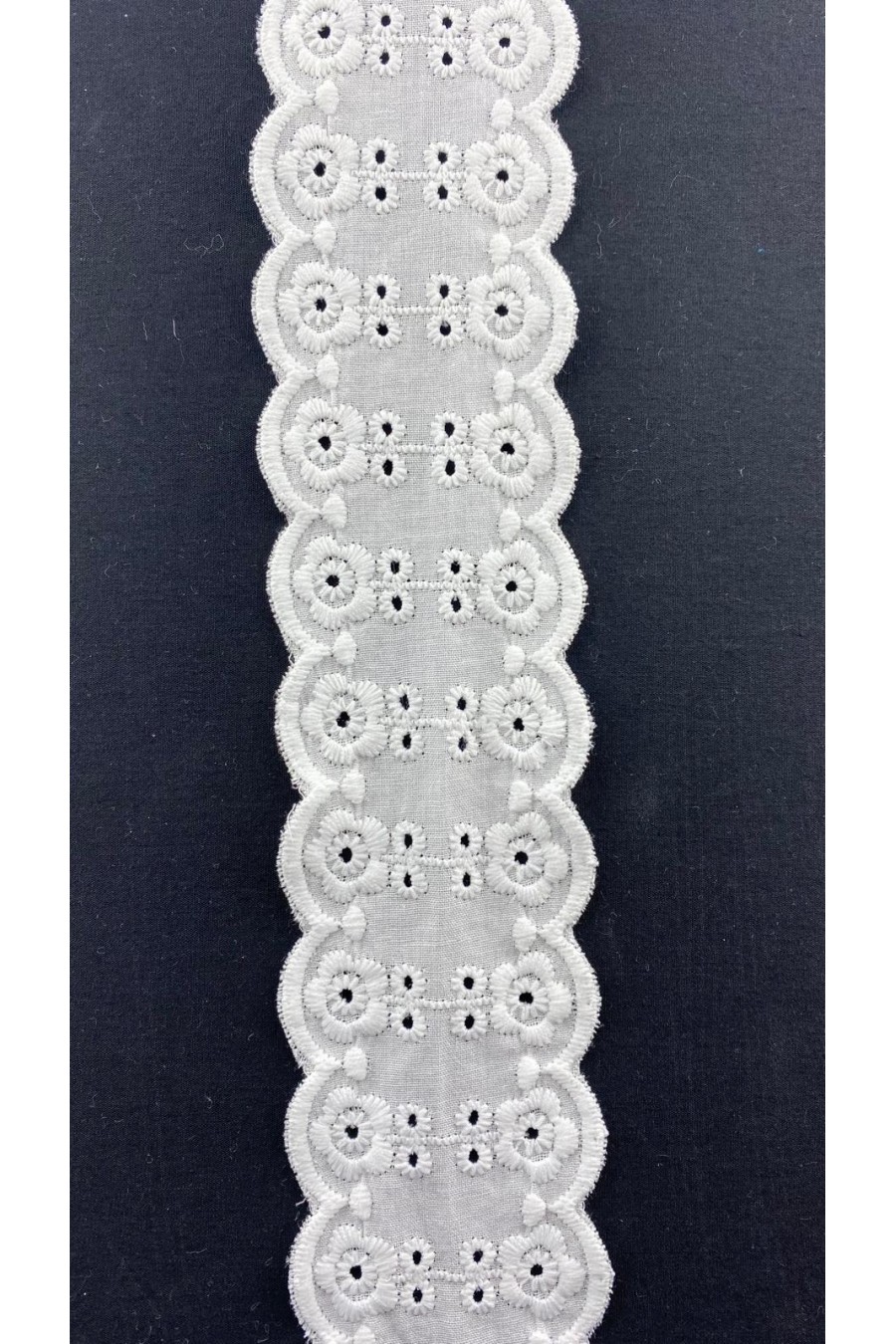 6,5 cm Kasar İşlemeli Vual Brode