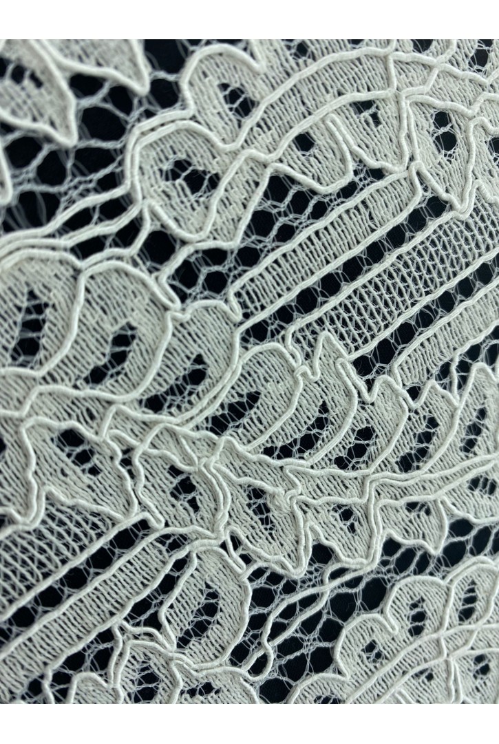 150 cm Kordlu Fiks Dantel, İthal, Pamuk Naylon
