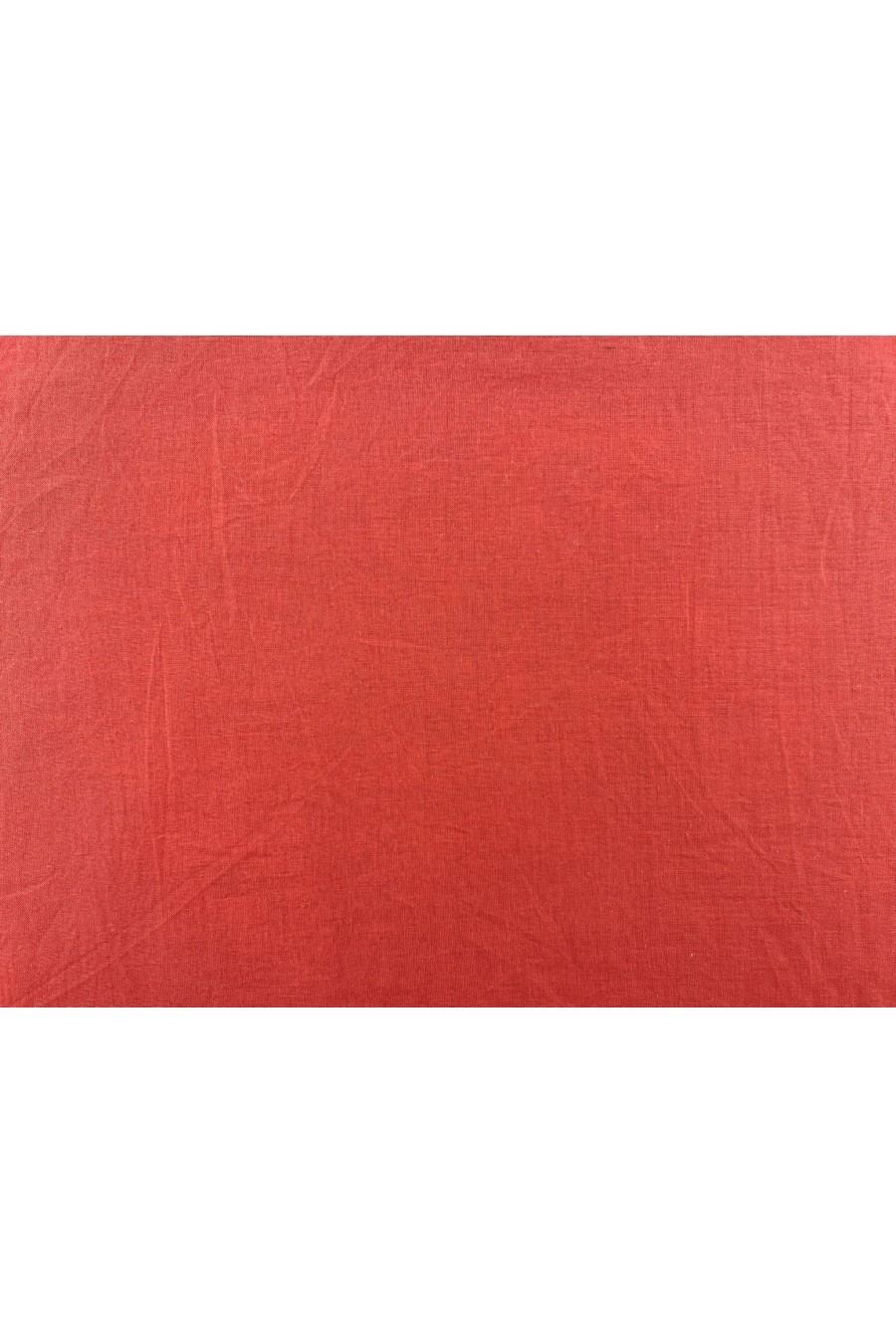 Kiremit Renkli Pamuk Vual Brode Kumaş