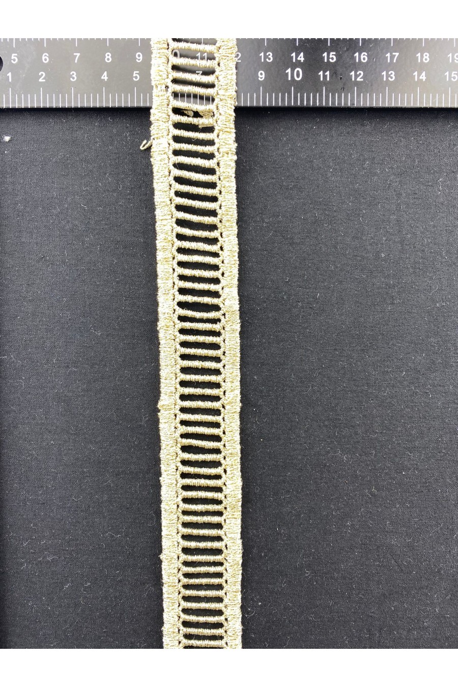 Gold Lurex Güpür Brode Bant 2,5 cm