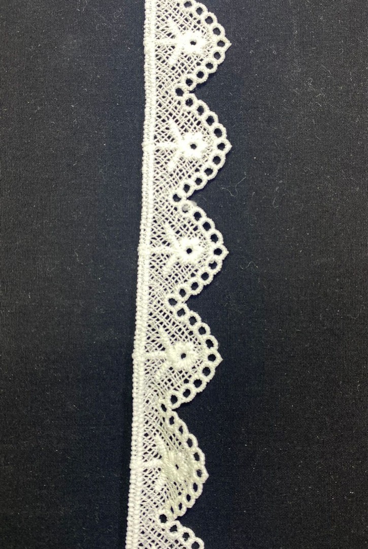 2 cm Ham Güpür Brode Bant, Yerli, Mat Polyester