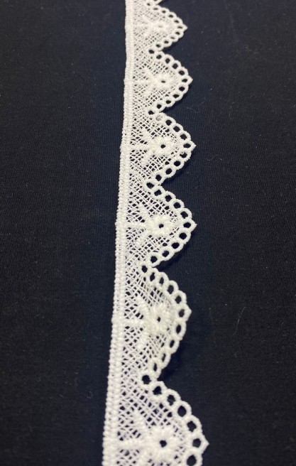 2 cm Ham Güpür Brode Bant, Yerli, Mat Polyester