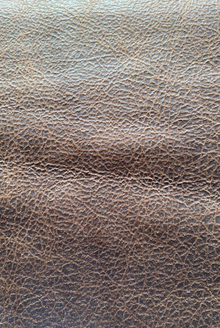 22581 KUMAŞ/YERLİ/LEZ/POLYESTER/KAHVERENGİ DERİ/KREM KÜRK/150 CM