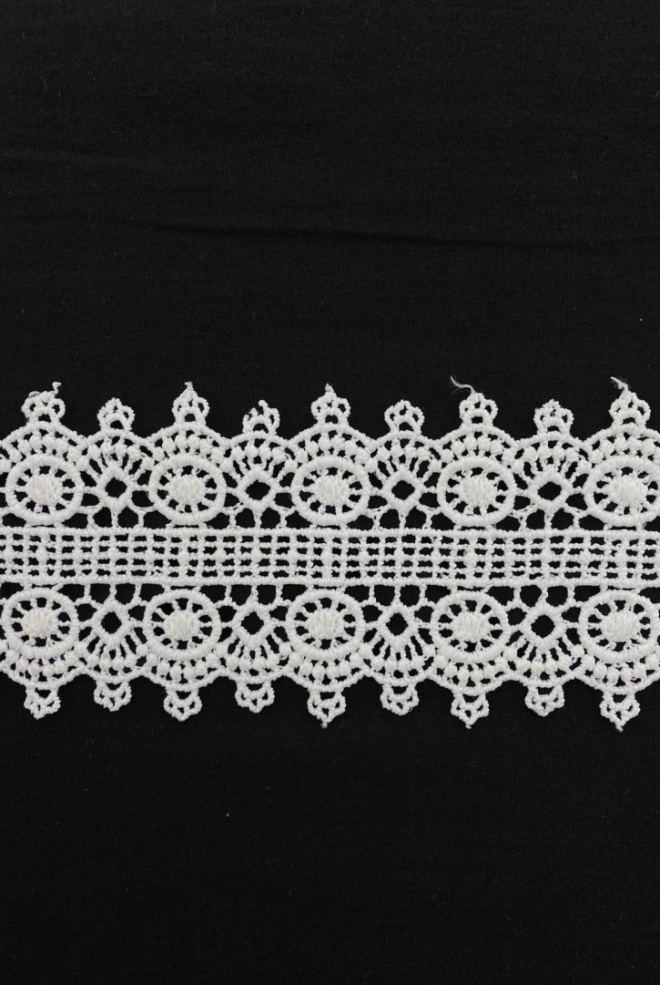 Ham Polyester Güpür Brode Bant